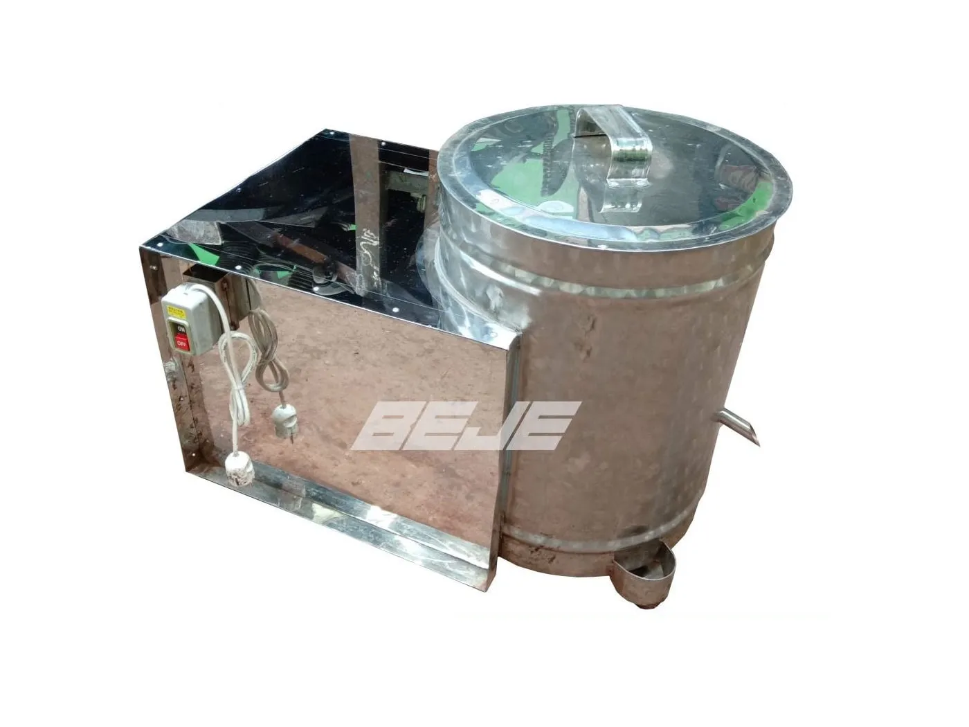 Mesin spinner peniris minyak BEJE, penentu daya simpan abon